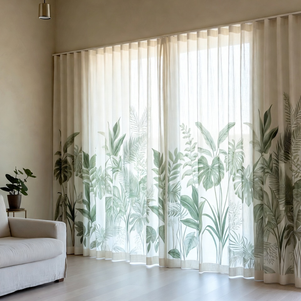 Botanical curtain